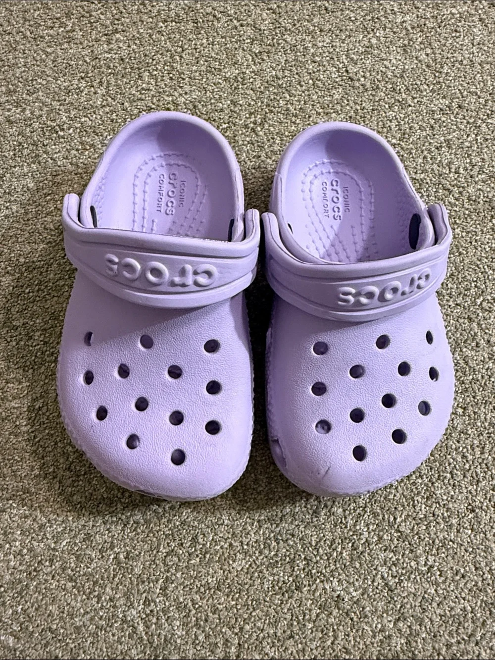 CROCS Kids Classic Clog in Lavender Purple Sz C6